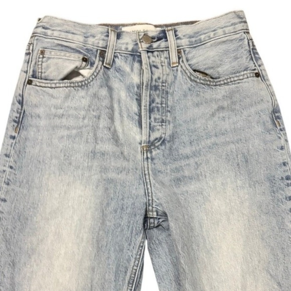 Aritzia Denim Forum Joni High Rise Loose 29L Jeans Womens Size 25 Button Fly - Picture 2 of 9